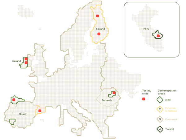 Supporting ecosystems using satellite images